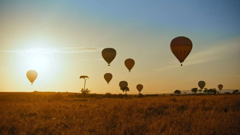 maasai mara hot air baloon safari ride - Ancent Tours Kenya